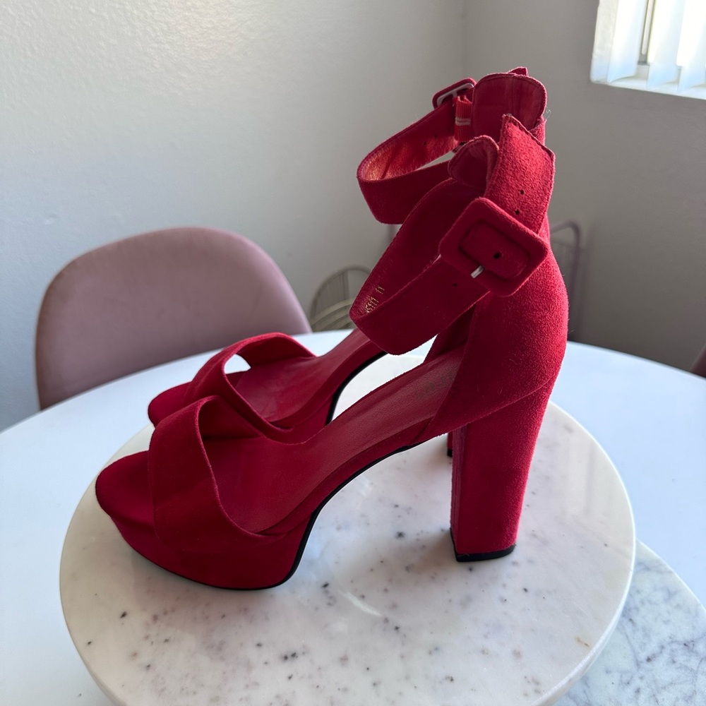 Suede Platforms